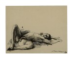 PAVEL TCHELITCHEW | RECLINING MALE NUDE