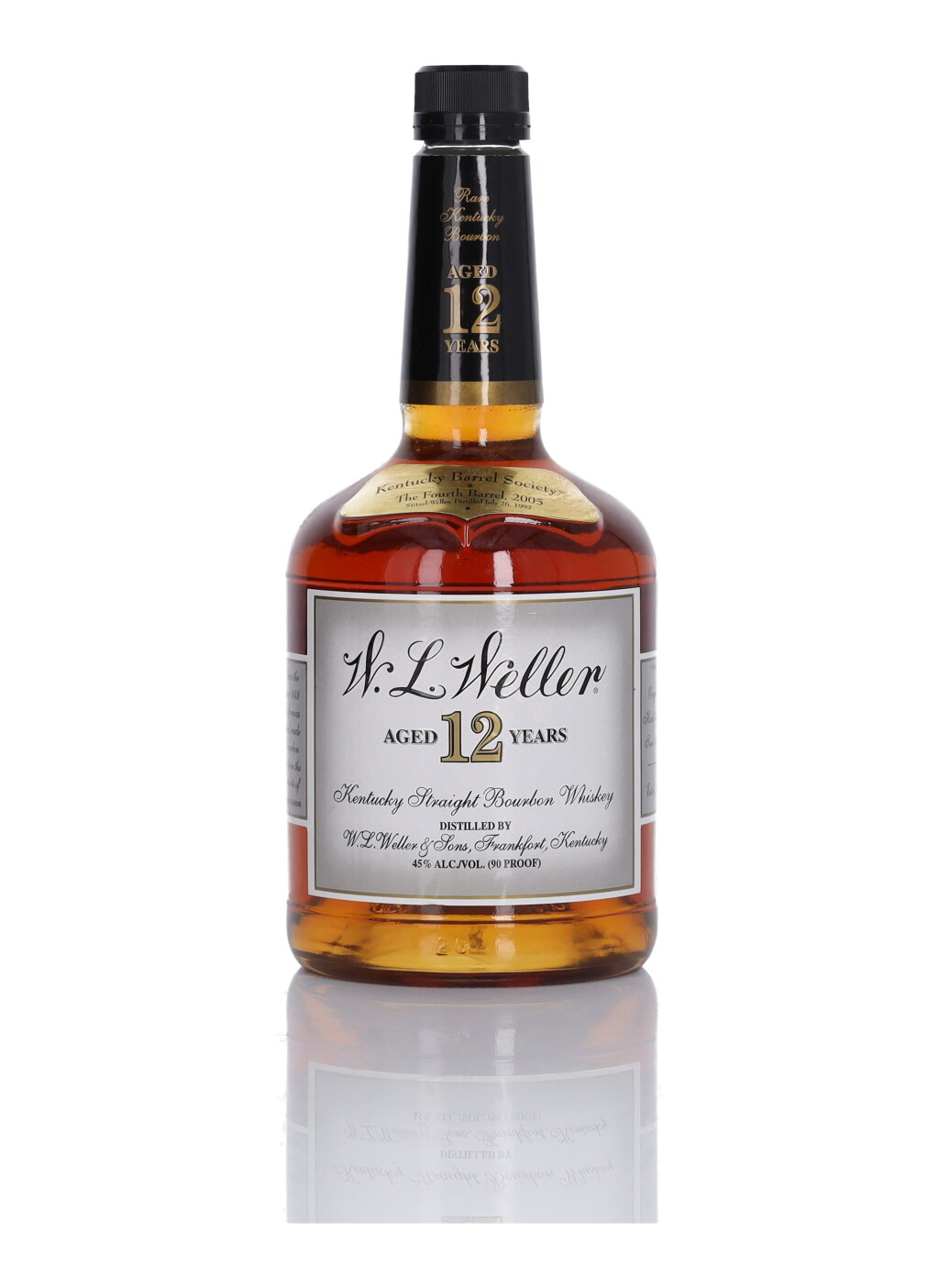 View full screen - View 1 of Lot 309. W.L Weller 12 Year Old Single Barrel 90 Proof 1992 (1 Bottle 75cl).