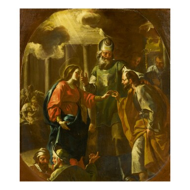View full screen - View 1 of Lot 147. JACOPO CESTARO | THE MARRIAGE OF THE VIRGIN.