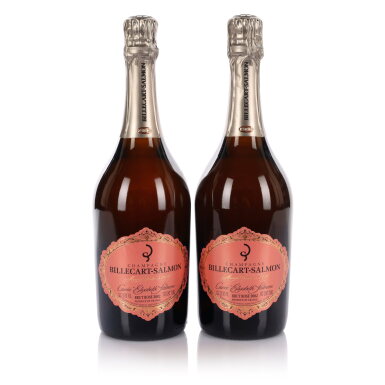 View full screen - View 1 of Lot 709. Billecart-Salmon Rosé, Cuvée Elisabeth Salmon 2002 (8 BT).