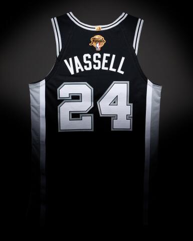 View full screen - View 1 of Lot 14. Devin Vassell ‘NBA Finals Debut’ San Antonio Spurs 2026 NBA Finals Game Worn Icon Edition Jersey | Game 1 .