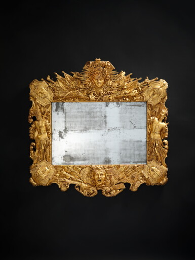 View full screen - View 1 of Lot 60. A Louis XIV Carved and Giltwood Frame, Circa 1700.