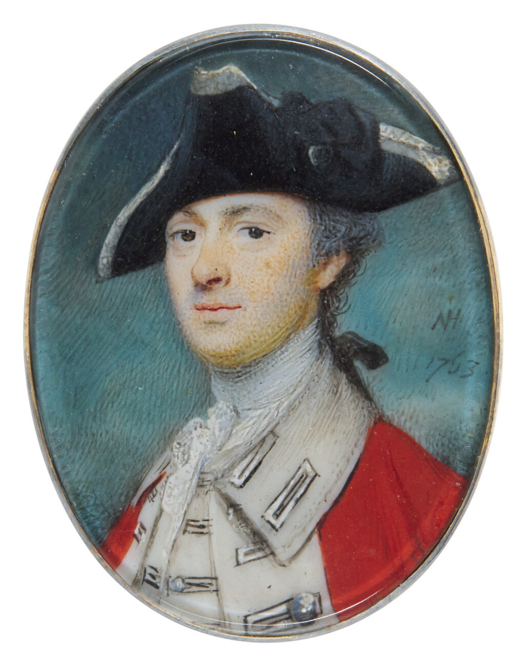 View full screen - View 1 of Lot 294. NATHANIEL HONE, R.A. | PORTRAIT OF COLONEL JOHN HALE (1728-1806), OF THE 17TH LIGHT DRAGOONS .