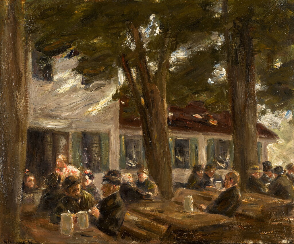 View full screen - View 1 of Lot 432. Biergarten in Brannenburg (Beer Garden in Brannenburg).