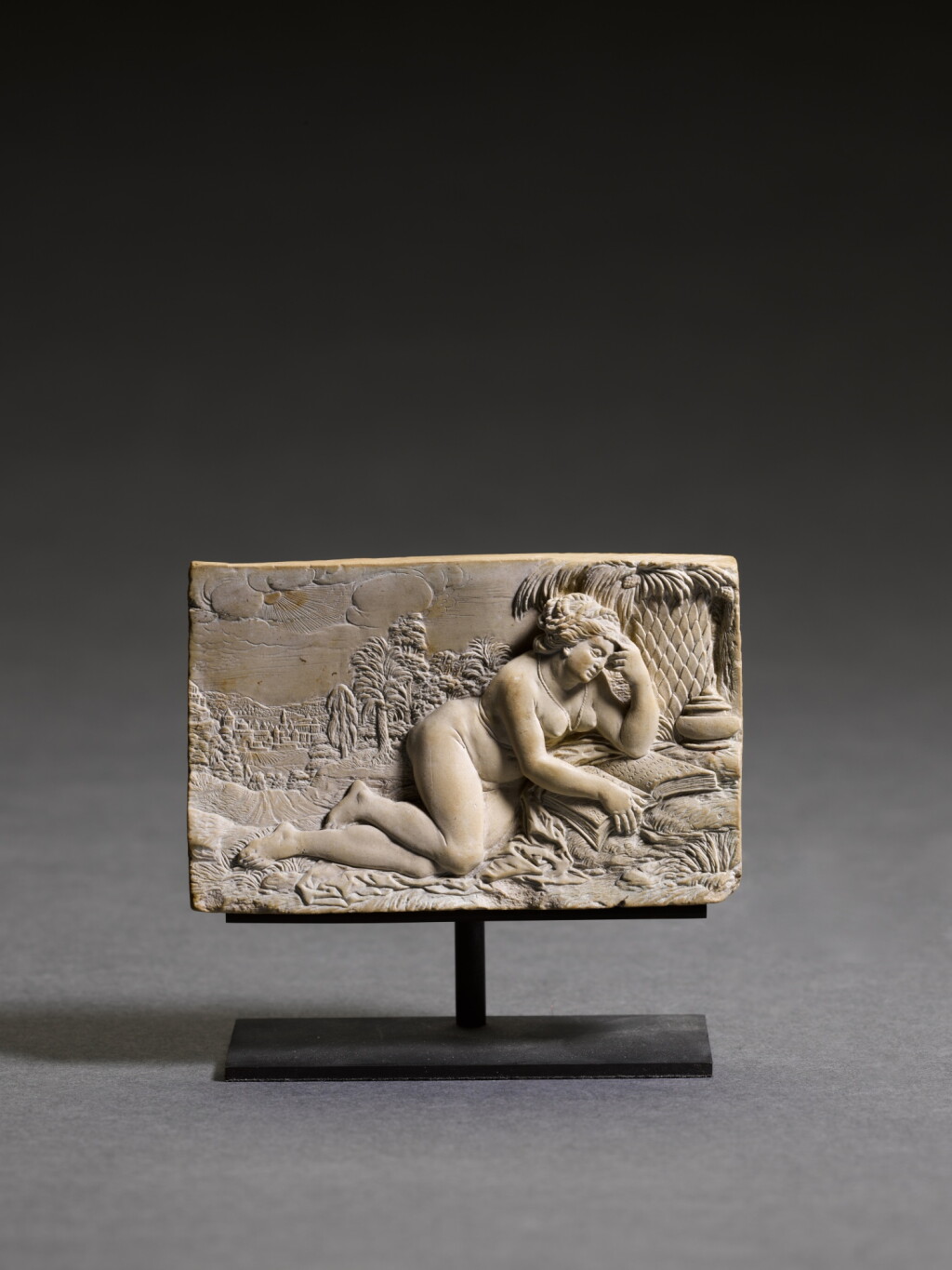 View full screen - View 1 of Lot 83. Relief with Mary Magdalene Reading.