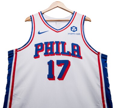 View full screen - View 1 of Lot 101. P.J. Tucker Philadelphia 76ers 2023-2024 Kia NBA Tip-Off Game Worn Association Edition Jersey | Matched to 2 Games.