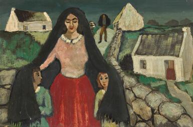 View full screen - View 1 of Lot 25. GERARD DILLON | SHAWL .