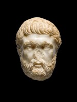A Roman Marble Portrait Head of a Philosopher, circa 1st Century A.D.
