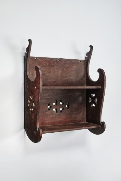 View full screen - View 1 of Lot 103. Charles Rohlfs, Wall Shelf.