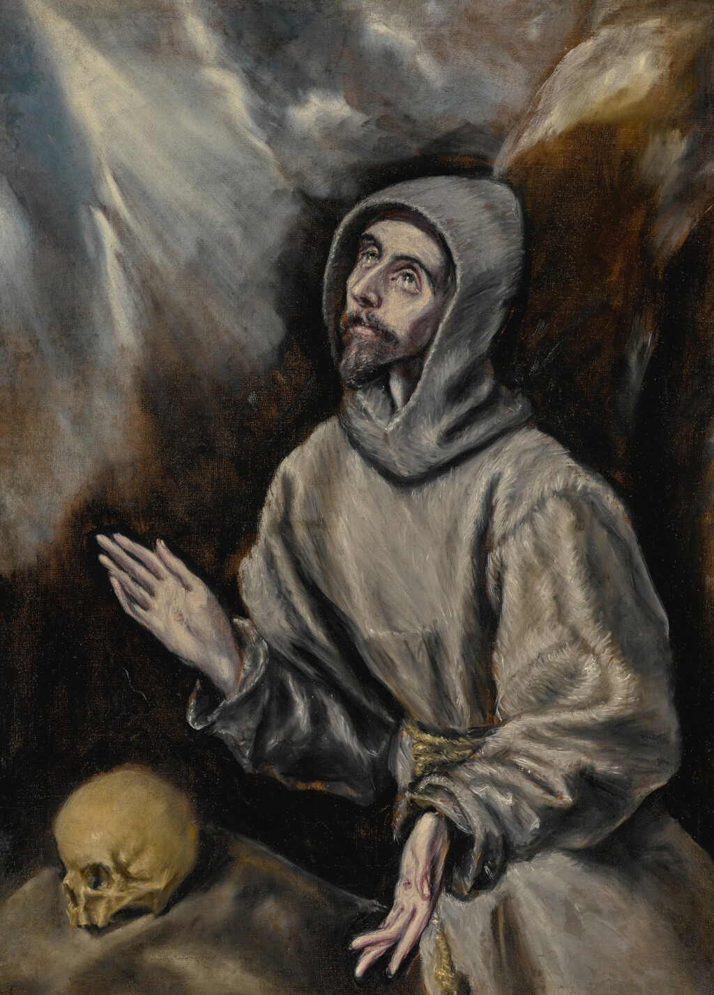 View full screen - View 1 of Lot 46. Saint Francis in Ecstasy.