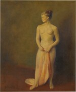 Nude with Scarf