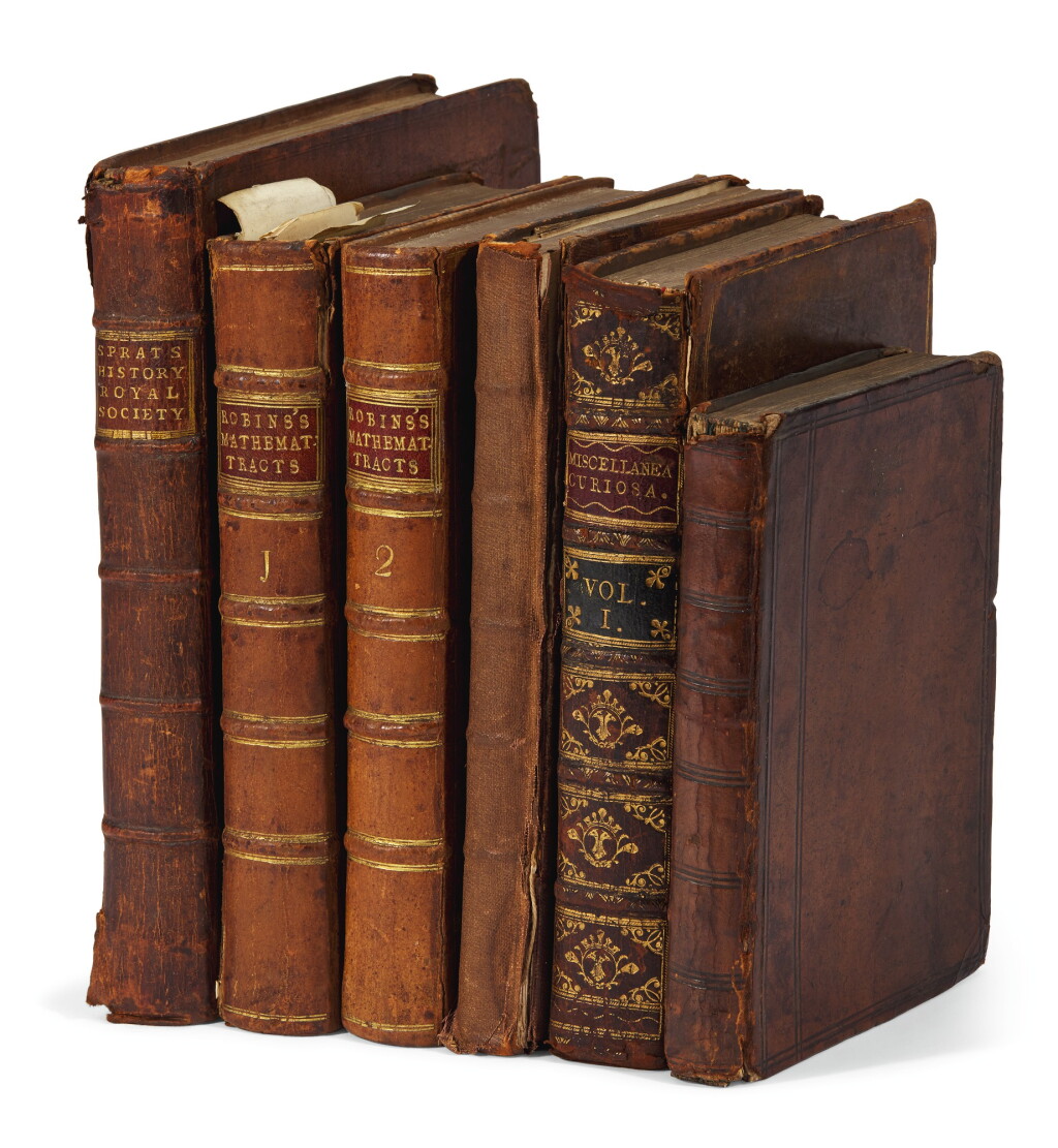 View full screen - View 1 of Lot 404. Science, 6 vol., inc. Wilkins, Mathematicall magick, 1648; Robins, Mathematical tracts, 1761; and others.