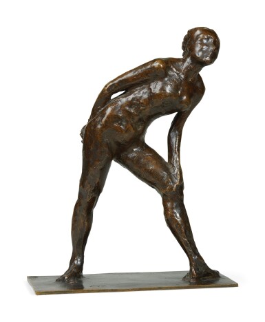 View full screen - View 1 of Lot 88. EDGAR DEGAS | DANSEUSE SE FROTTANT LE GENOU.