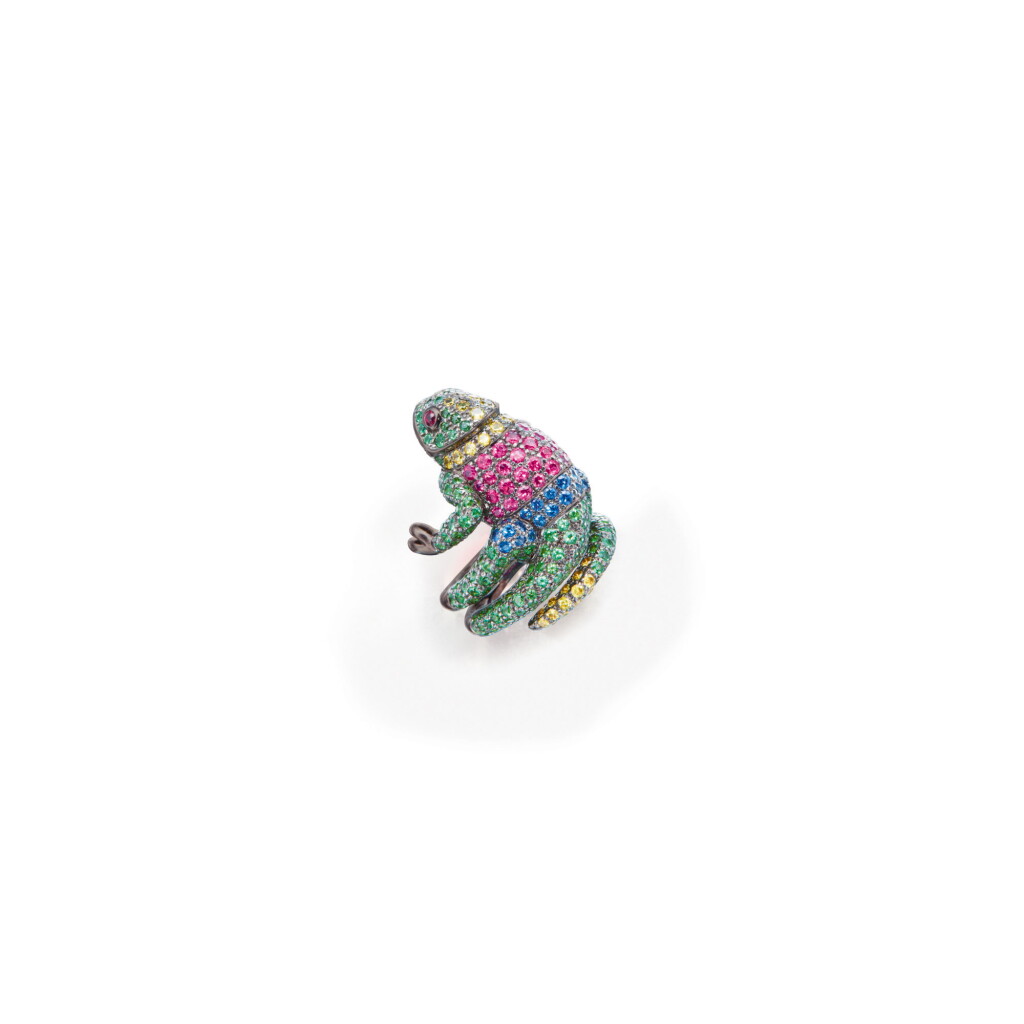 View full screen - View 1 of Lot 148. GEM-SET 'MASY' RING, BOUCHERON, FRANCE.