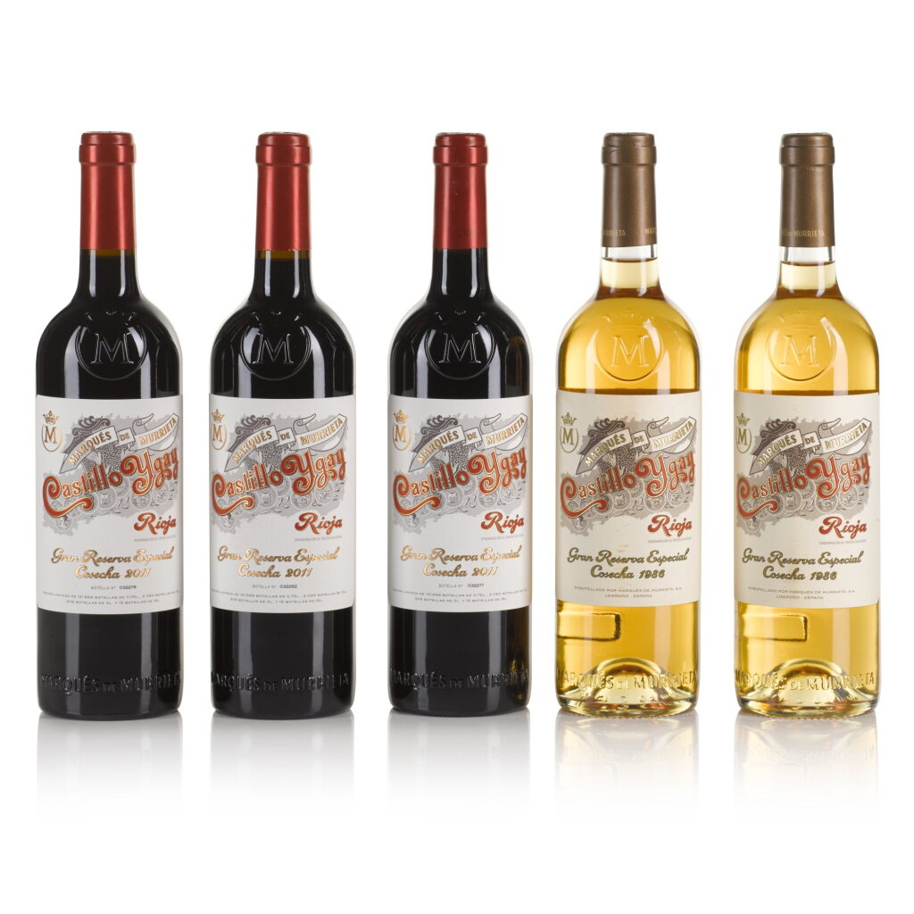 View full screen - View 1 of Lot 179. Castillo Ygay (white) Gran Reserva 1986 and Rioja Gran Reserva 2011 (5 BT).