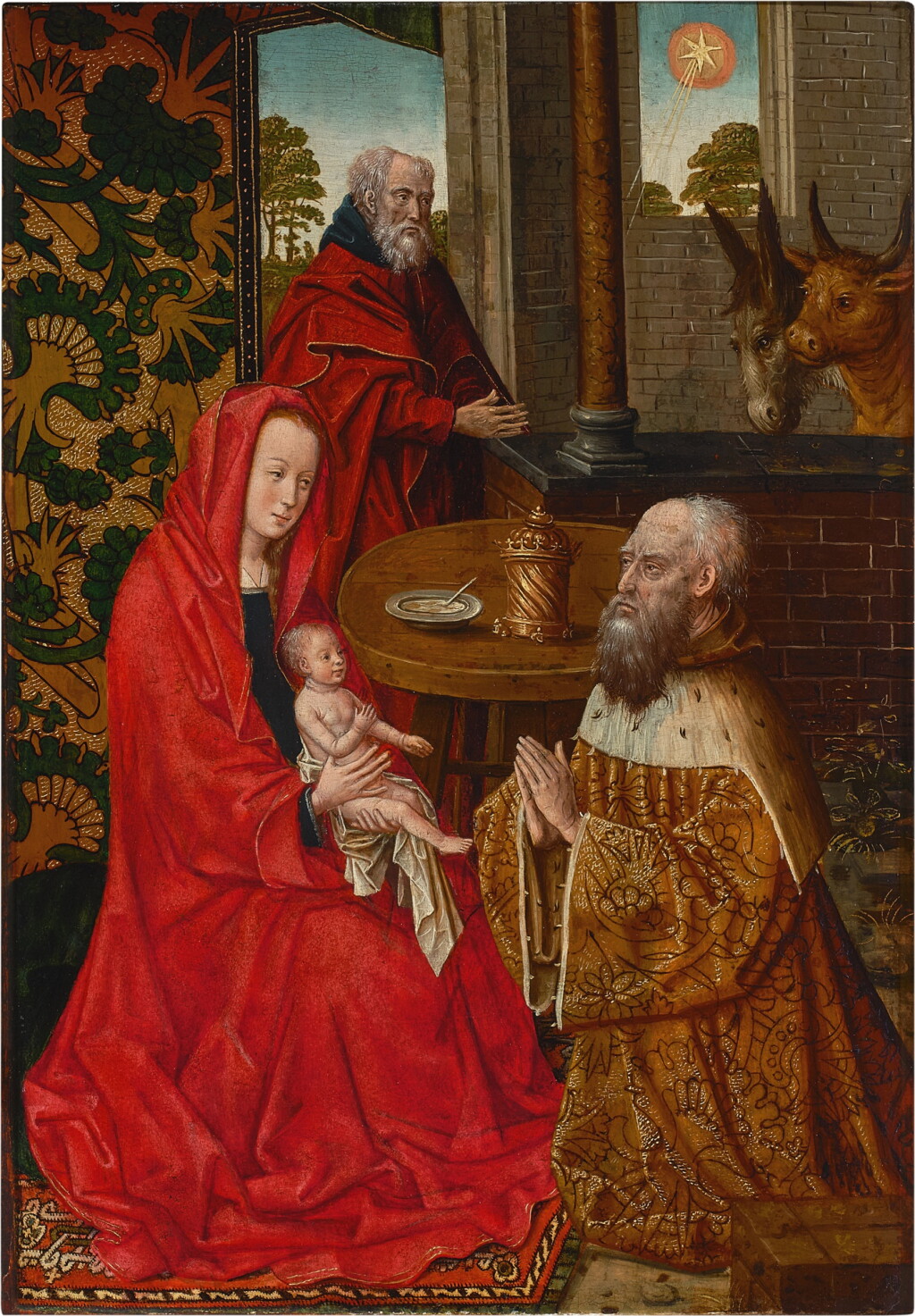 View full screen - View 1 of Lot 190. Adoration of the Magus.
