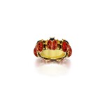 CARTIER | ENAMEL AND GOLD RING 卡地亞 | 琺瑯彩 配 18K金 戒指