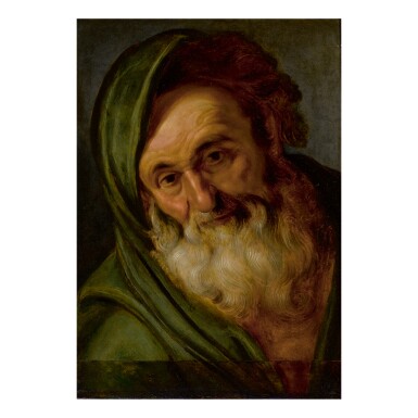 View full screen - View 1 of Lot 138. CIRCLE OF SIR PETER PAUL RUBENS | HEAD OF SAINT JAMES THE LESS.