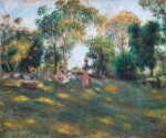 Pierre-Auguste Renoir 皮耶・奧古斯特・雷諾瓦 | Paysage avec figures 風景與人物