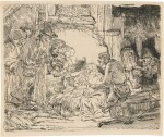 The Adoration of the Shepherds: with the Lamp (B., Holl. 45; New Holl. 279)