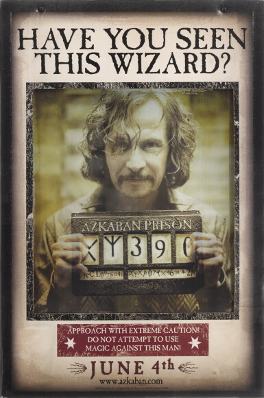 View full screen - View 1 of Lot 56. Harry Potter and the Prisoner of Azkaban (2004), advance lenticular standee, US.