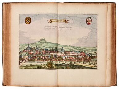 View full screen - View 1 of Lot 16. Joan Blaeu | Novum ac magnum theatrum urbium Belgicae regiae. Amsterdam, 1649.