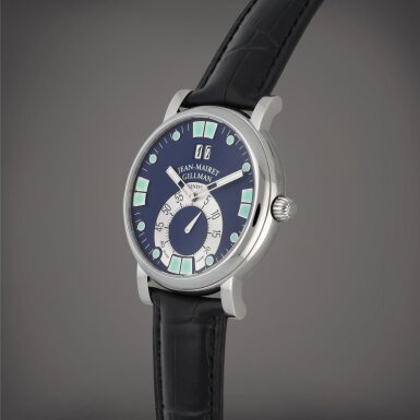 View full screen - View 1 of Lot 64. Grande Date | A limited edition stainless steel wristwatch with digital date display | Circa 2005.