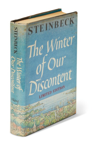 View full screen - View 1 of Lot 48. STEINBECK | The Winter of Our Discontent, 1961, limited edition.