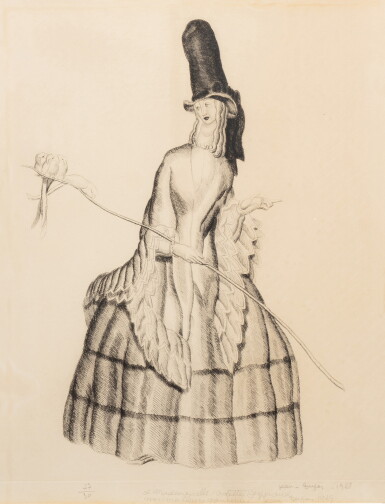 View full screen - View 1 of Lot 49. Femme aux perruches, 1928 | Femme aux perruches, 1928.