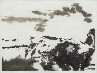 View full screen - View 1 of Lot 1058. Zao Wou-Ki 趙無極 | Untitled 無題.