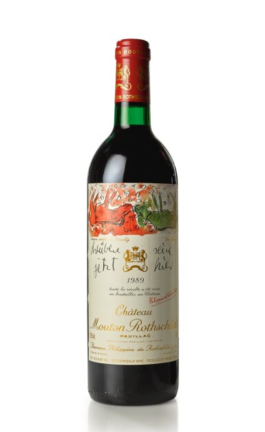 View full screen - View 1 of Lot 431. Château Mouton Rothschild 1989 (11 BT).