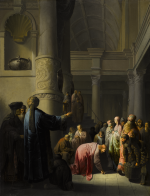 WILLEM DE POORTER | CHRIST AND THE WOMAN TAKEN IN ADULTERY