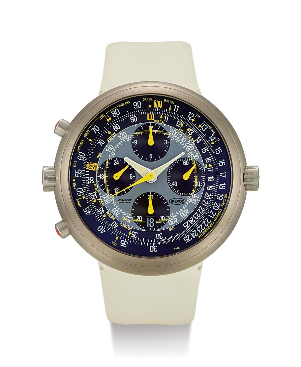 View full screen - View 1 of Lot 8016. IKEPOD | MEGAPODE CHRONOGRAPH, A TITANIUM CHRONOGRAPH WRISTWATCH WITH DATE, CIRCA 2001.