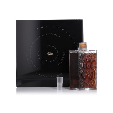 View full screen - View 1 of Lot 1090. The Macallan 62 Year Old in Lalique, Six Pillars, Fifth Edition 53.1 abv NV (1 bt 70cl).