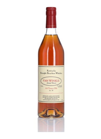 View full screen - View 1 of Lot 531. Van Winkle 12 Year Old Special Reserve Lot "B" 90.4 proof NV (1 BT 75cl).