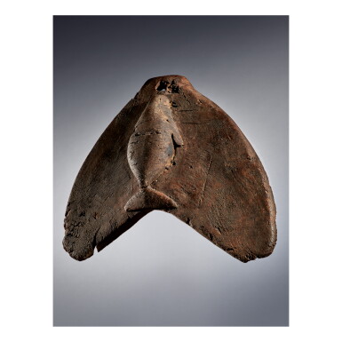 View full screen - View 1 of Lot 72. INUPIAQ WHALE EFFIGY OBJECT.