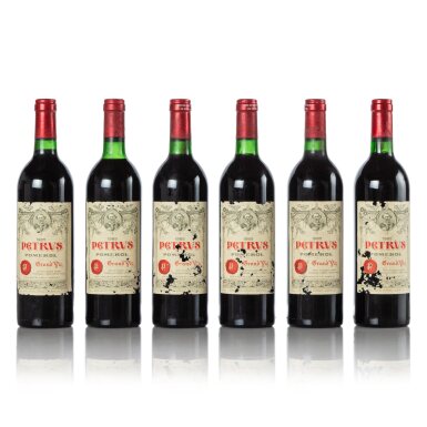View full screen - View 1 of Lot 3592. Petrus 1985 (6 BT).