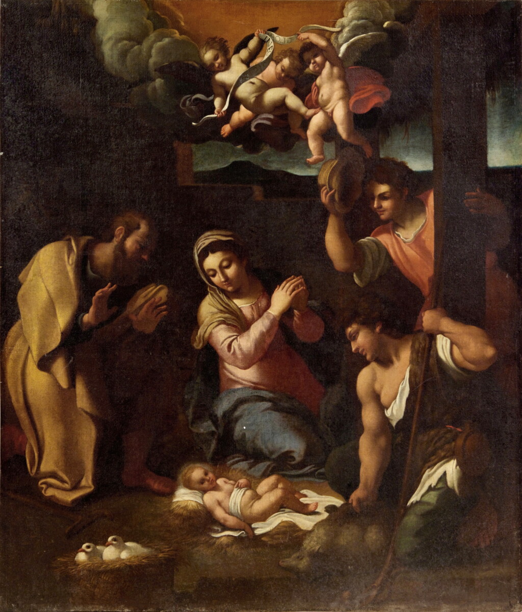 View full screen - View 1 of Lot 90. Adoration of the Shepherds.
