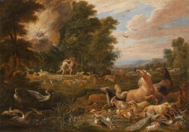View full screen - View 1 of Lot 34. The Expulsion from the Garden of Eden.