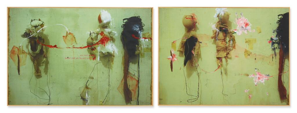 View full screen - View 1 of Lot 604. Christine Ay Tjoe 克里絲汀·艾珠 | Three Actors with the Blood 01 & 02 三個有血的演員01與02.