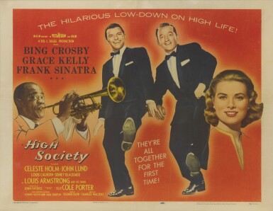 View full screen - View 1 of Lot 131. HIGH SOCIETY (1956) STYLE A POSTER, US.