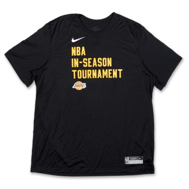View full screen - View 1 of Lot 74. Anthony Davis Los Angeles Lakers 2023-24 In-Season Tournament Quarterfinals City Edition Warmup Top.