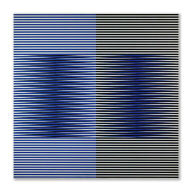 View full screen - View 1 of Lot 379. Inducción cromática, Serie A No. 2/4 .