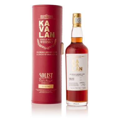 View full screen - View 1 of Lot 6371. Kavalan Solist Sherry Cask #S100129002A 58.6 abv 2010 (1 BT70).