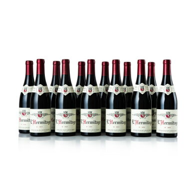 View full screen - View 1 of Lot 355. Hermitage Rouge 2012 Jean-Louis Chave (12 BT).