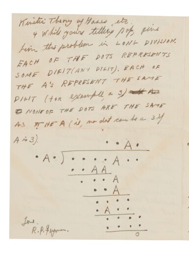 View full screen - View 1 of Lot 4. Feynman, Richard P..