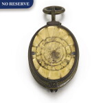 CARCAIN | AN EARLY OVAL GILT-METAL VERGE WATCH WITH LATER ROCK CRYSTAL-SET COVERS CIRCA 1630