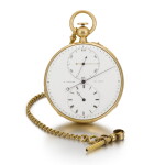 ACHILLE-HUBERT BENOÎT, À PARIS | A VERY RARE, FINE AND EARLY GOLD SPLIT-SECONDS CHRONOGRAPH WATCH CIRCA 1840, NO. 1252