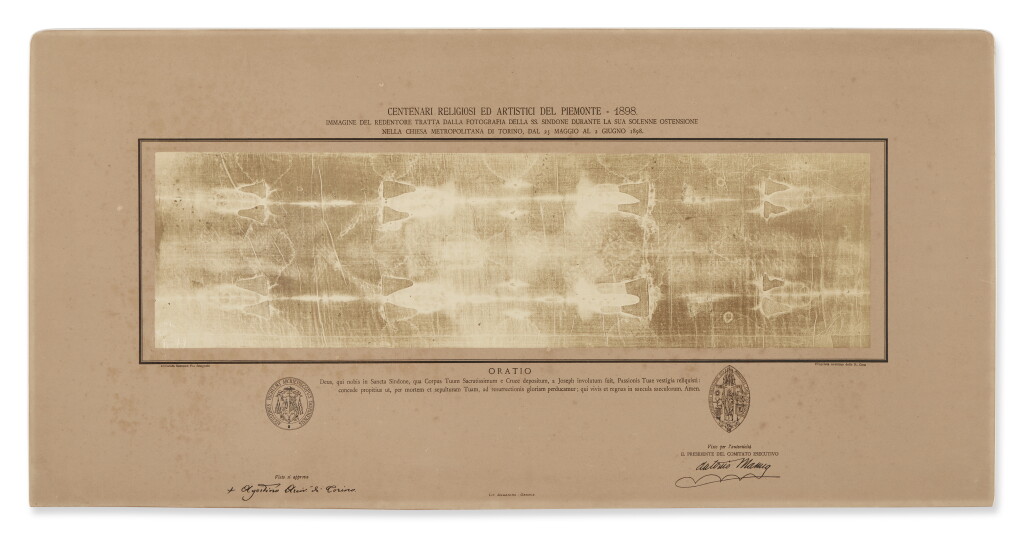 View full screen - View 1 of Lot 1040. Pia, Secondo | The Shroud of Turin.