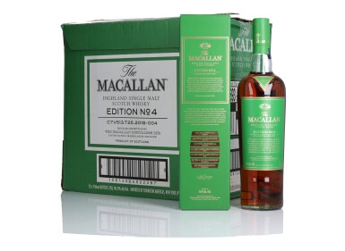 View full screen - View 1 of Lot 71. The Macallan Edition No.4 48.4 abv NV (12 BT 75cl).